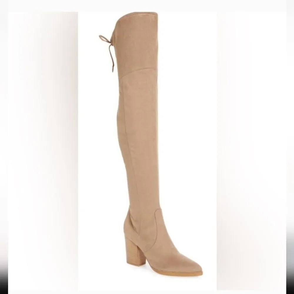 Marc Fisher LTD Arletta  Tan Over-the-Knee Boots Size 7